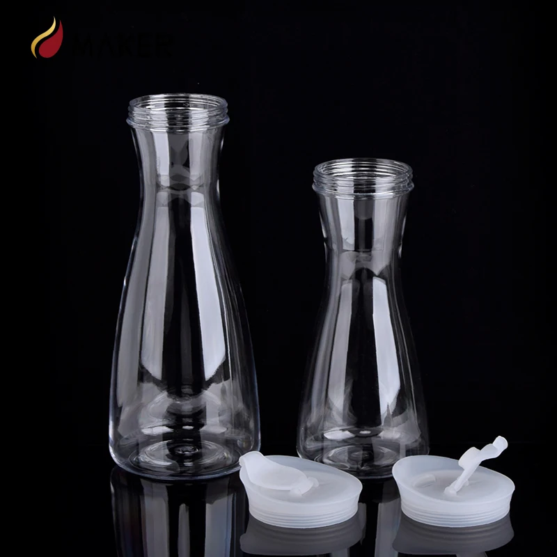 600ml 1000ml 1600ml 1L 1100ml PC Plastic Acrylic Juice Iced Tea Pot Jug Cold Water Pitcher With Lid for Household Juicer Carafe