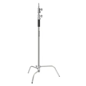 Neewer C Light Stand with Detachable Base Adjustable Heavy Duty C Stand for Moonlights Video Lights Load Capacity 44lbs/20kg