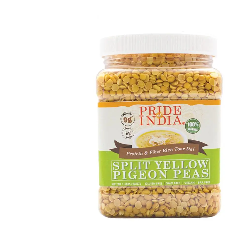 Split Yellow Pigeon Peas (1.5 Lb, 680 gms)