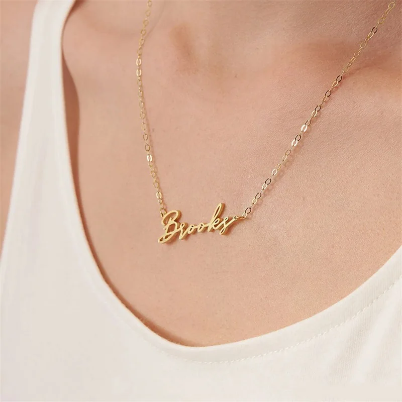 Buy Letter Pendant Necklace,Customized 