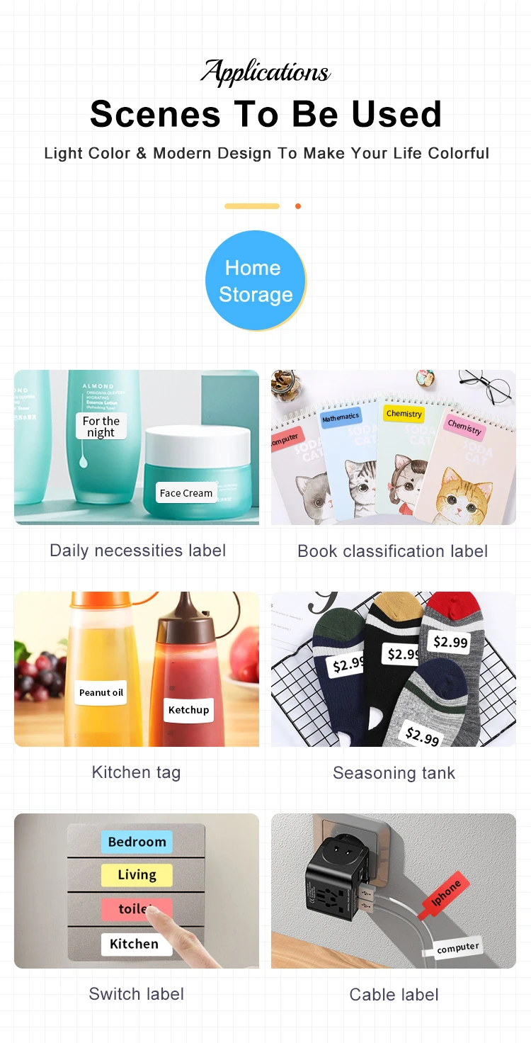 Marklife P50 Label Maker Mini Label Maker Machine No Ink For Barcode