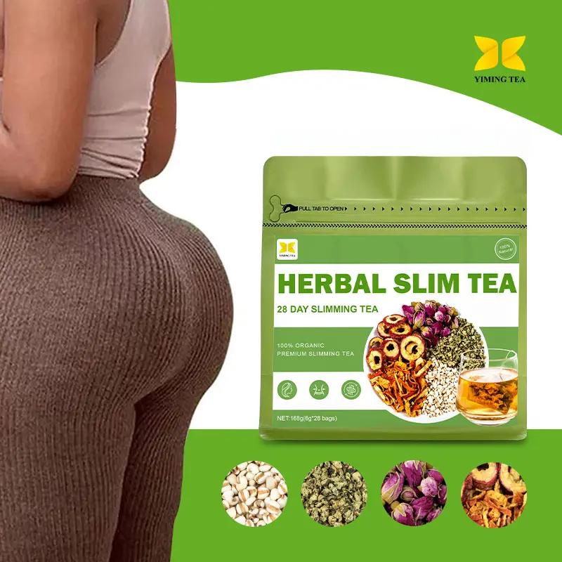 100% Natural Custom Chinese Herbal Tea Bags  Flat Belly Gattilier Purai Herbal Tea Blend Herbal Tea for Men
