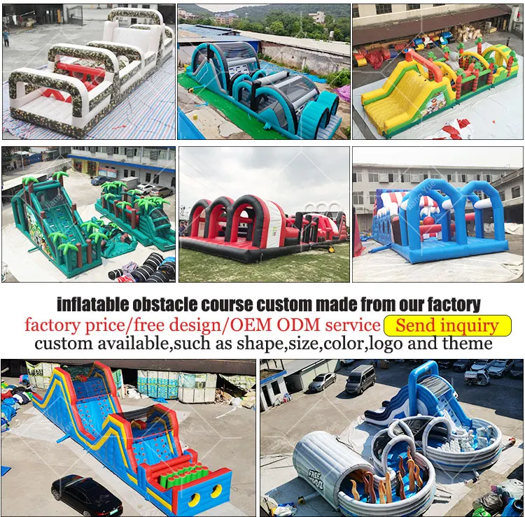 Commercial Event Inflatable Obstacle Course Extreme Inflatable 5K for Adults