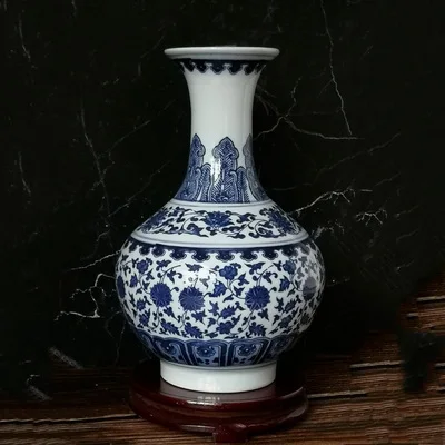 中国 中華民国 花瓶 青花 中式小青花瓷花瓶经典陶瓷花瓶家居装饰陶瓷花瓶| Alibaba.com