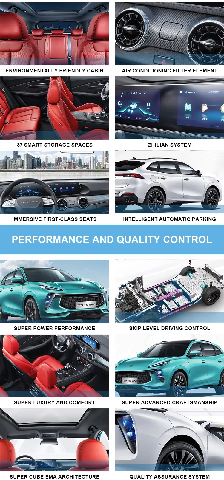 Dongfeng Forthing T5 Evo Gas Vehicle 1.5t Dct Diamond Compact Suv5 Door With 5 Seats Petrol Gasoline