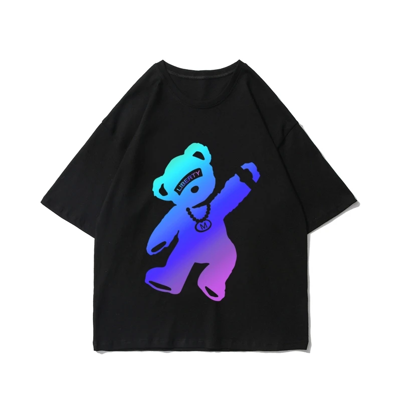 Night Reflection Ink Reflective Ink Screen Printing T Shirts
