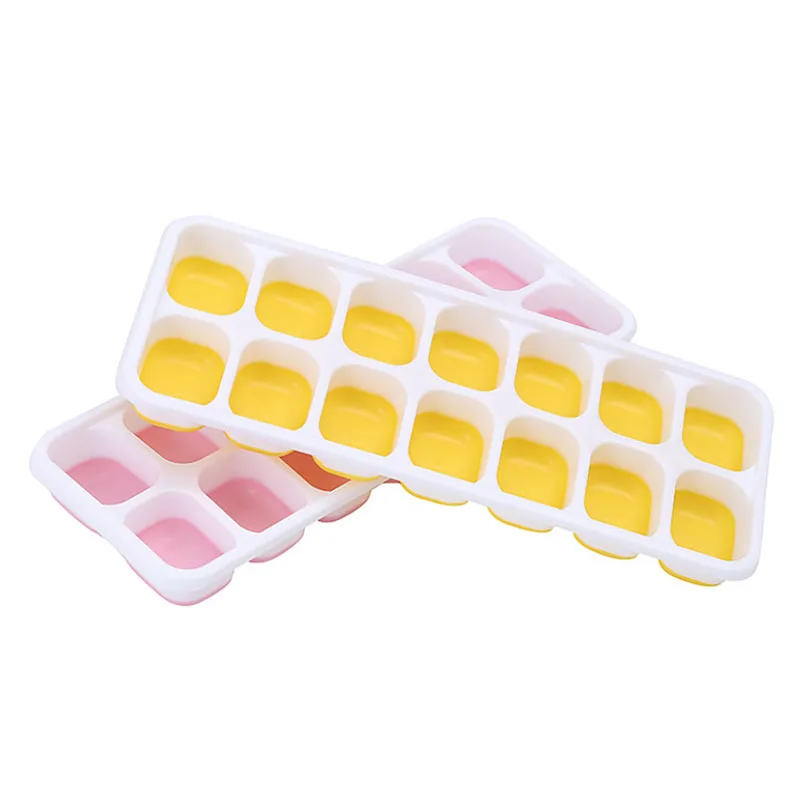 Custom Easy Release Creative Christmas Mold 14 Holes Silicone Ice Cube Tray  - China Silicone Ice Mold