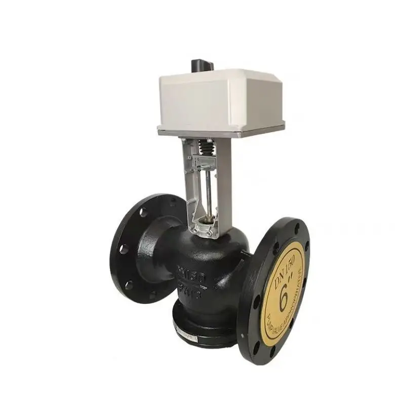 Electrical Cast Iron Two Way On Off Control Valve - Buy 24v 220v Dn65 ...