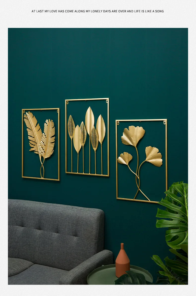 Display Lobby Gold House Wrought Iron Interior Bedroom Living Room