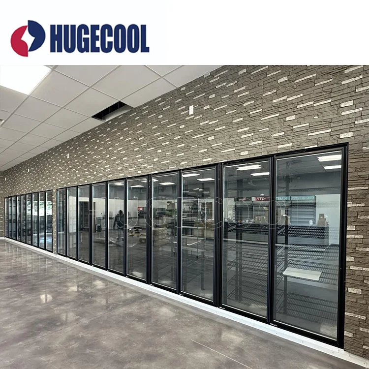 Display Walk in Cooler and Freezer with Glass Door and Shelf