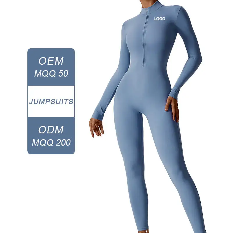 ※ユッピー※ CLT8306 Womens One Piece Long Sleeve Bodysuit for Yoga