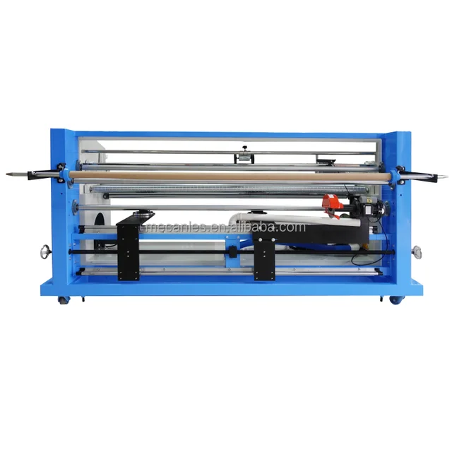 Manufacturer Manual Roll Cutting Machine Fabric Rewinding Machine