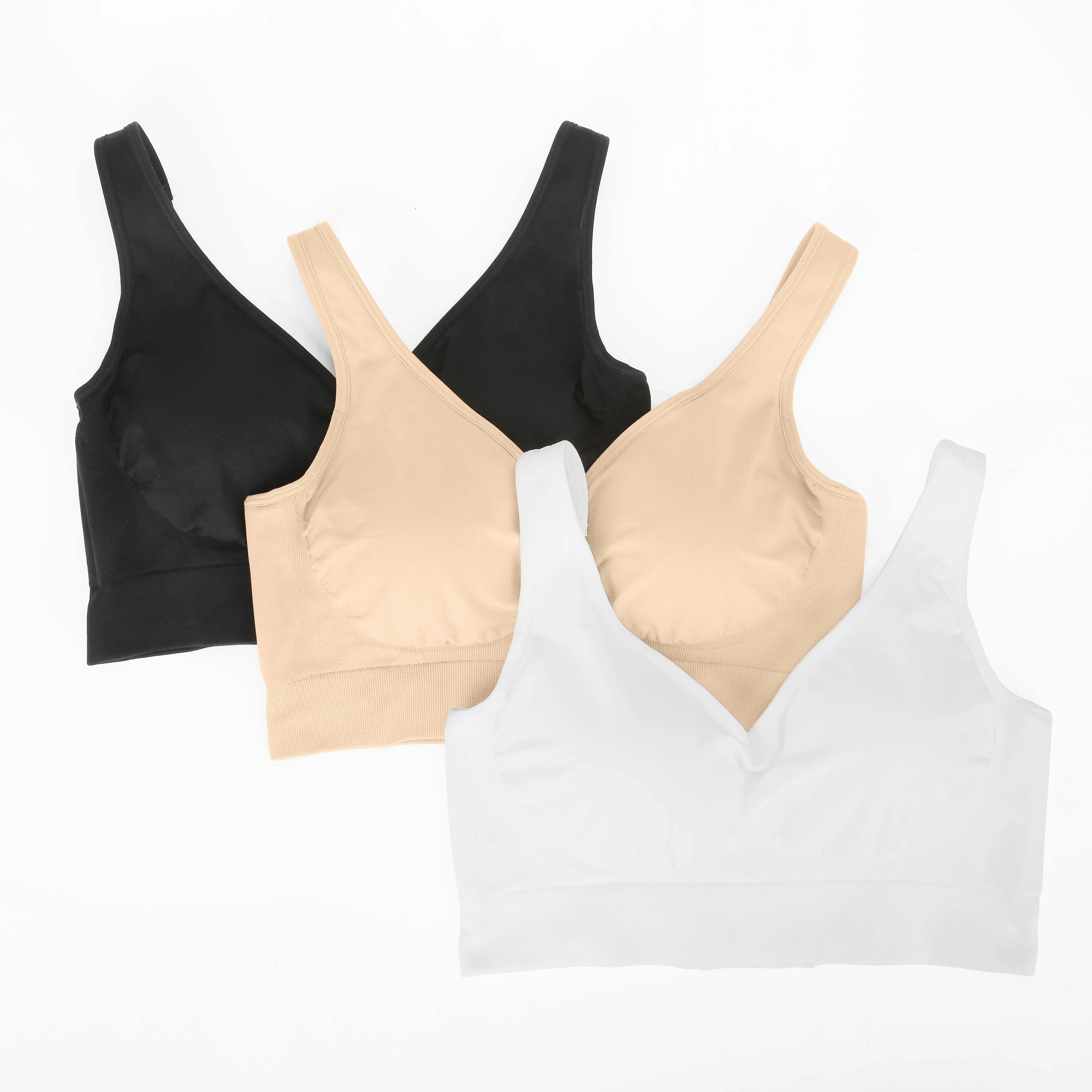 Hexin Plus Size Push up Hide Back Side Fat Sculpting Uplift Bra Seamless Women Body Shaping Bra Body Shapewear With Bra