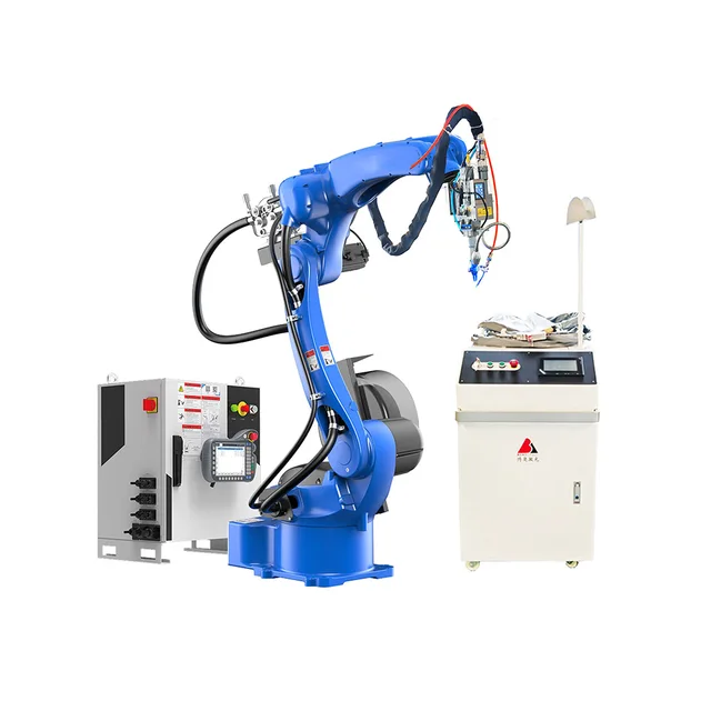 BOAO Automatic Robot Arm Welder Price CNC 6 Axis Stainless Steel 1500W 2000W 3000W for Sale Robotic Laser Welding Machine