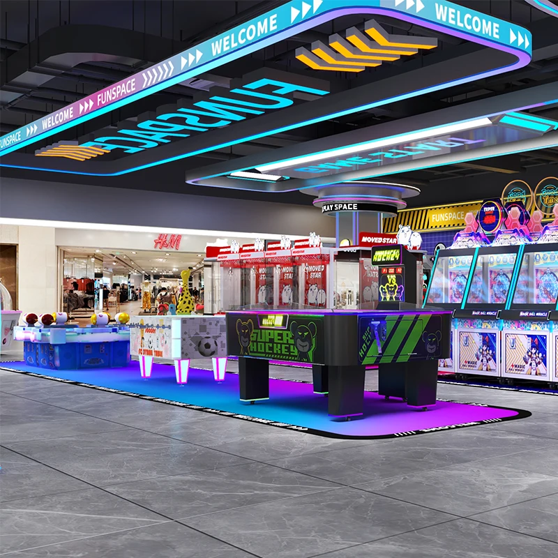 Playground Project Coin Operated Arcade Machine Racing Shooting Claw Boxing Air Hockey Table Amusement Game