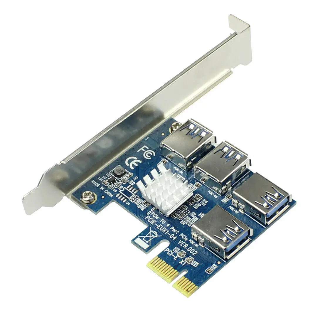 PCI-E PCI Express to 2-Port USB 3.0 Add on Card Super Speed Converter Rise Card 