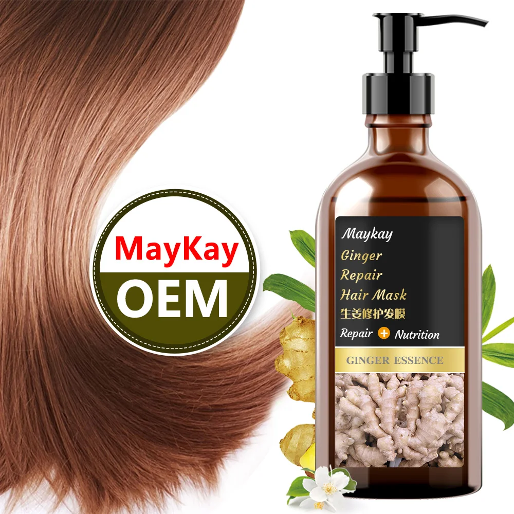 High Quality Private Label OEM Hair Care Smoothing Nutrition Natural Organic Ginger Repairing Hair Mask