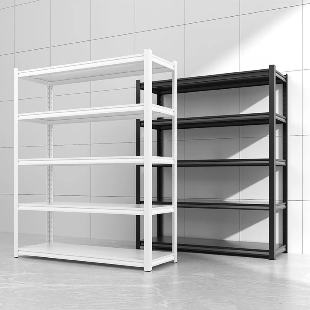Rust-Resistant Steel Storage Rack with Customizable Adjustable Shelves