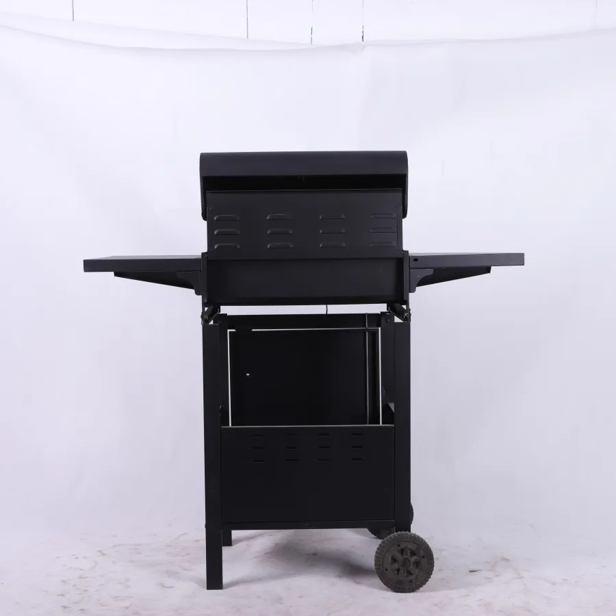 2 Burner Multiple Function Outdoor Steel Gas Barbecue Grill with Wheel for Patio Garden factory