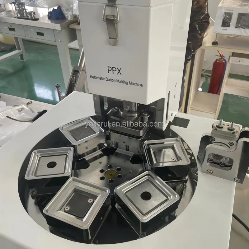 High Quality 50*50Mm Electric Pneumatic Fridge Magnet Making Machine for Maker
