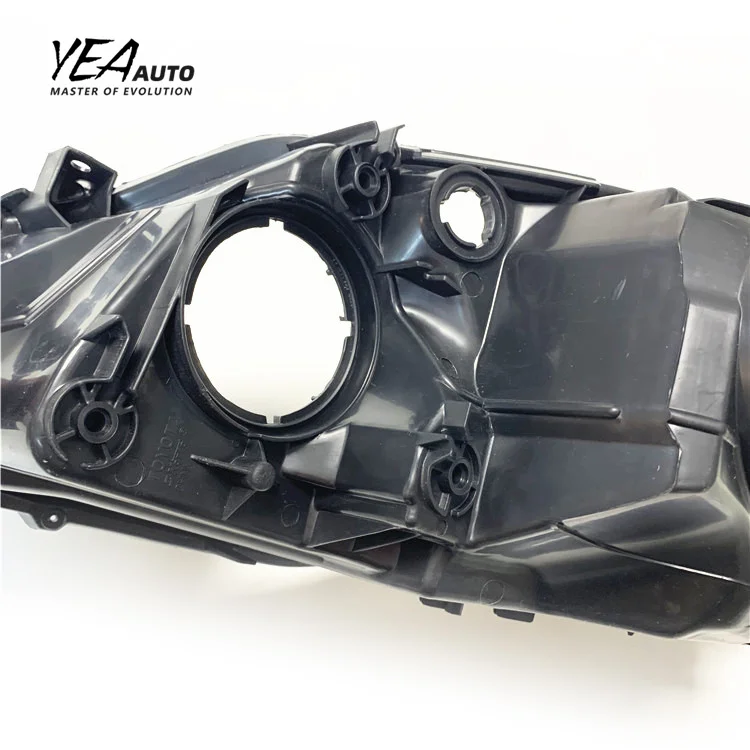 product yea auto car headlight housing xenon hid pp plastic halogen black back base for toyota reiz head light housing 2010 2011 2012-33