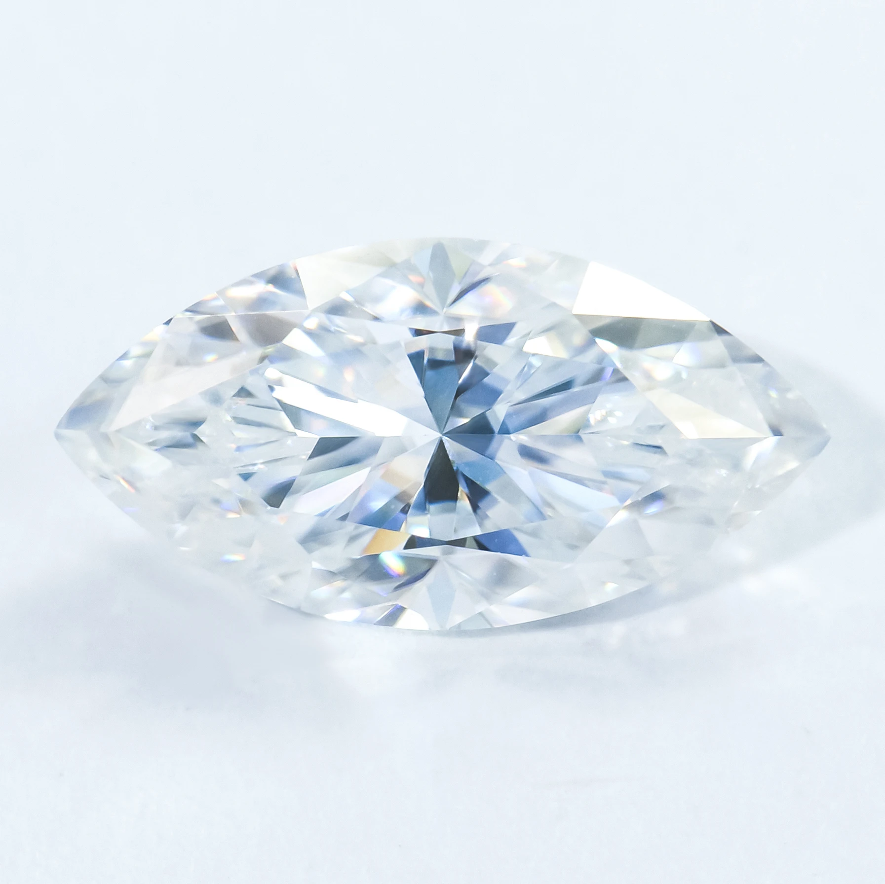 DIY Jewelry Fancy Shape EF Color 5*10mm 1carat Marquise Loose Gemstone White Moissanite