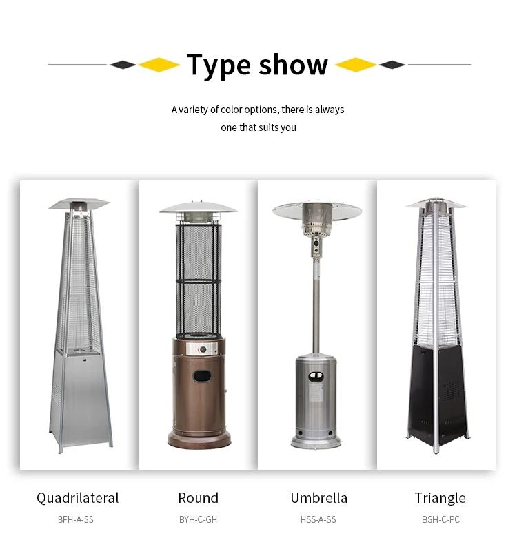 Patio Gas Heater, Stainless, Steel - detail 12
