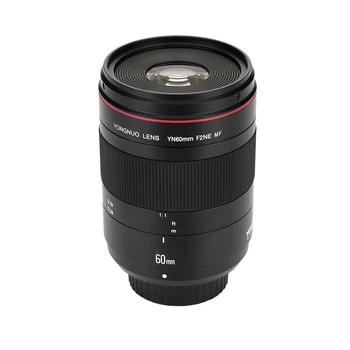 YONGNUO YN60mm F2 NE MF 0.234m Macro Lens Manual Focus with Distance Indicator for Camera detail image