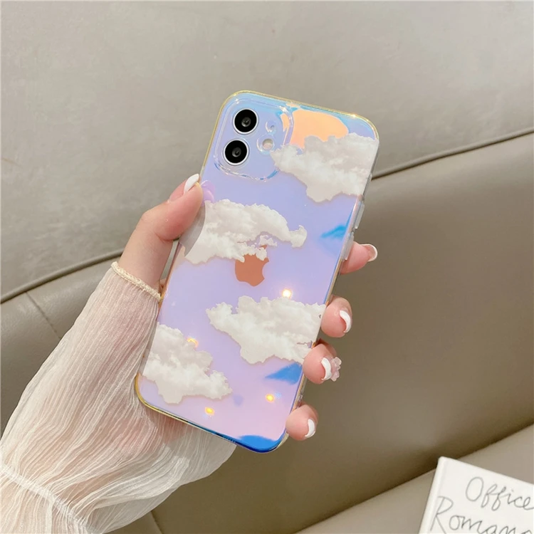 Holographic Cloud iPhone Case