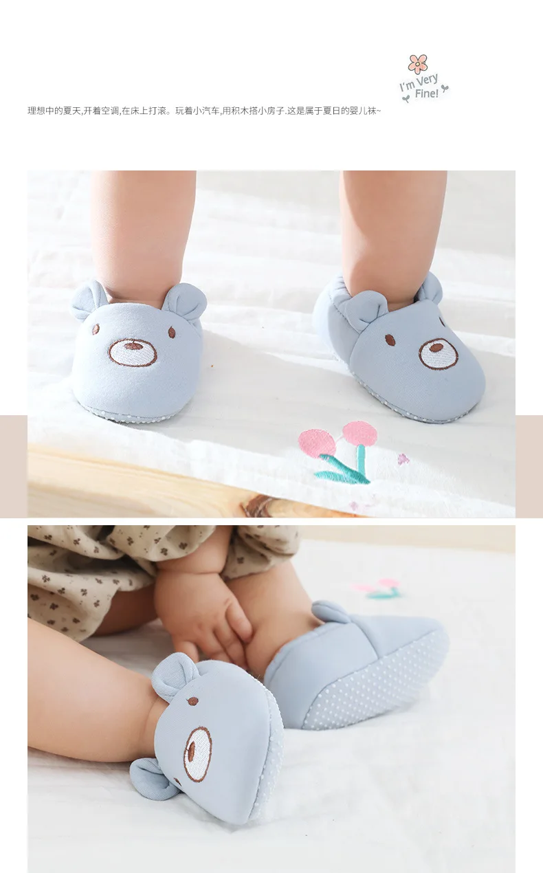 Spring And Autumn New Newborn Floor Shoes Antiskid Infant Walking