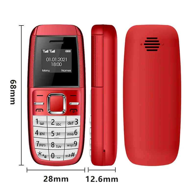 Mini Phone Mini Porket Phone Tiny Keypad Cellphone Bm200 - Buy Mini ...