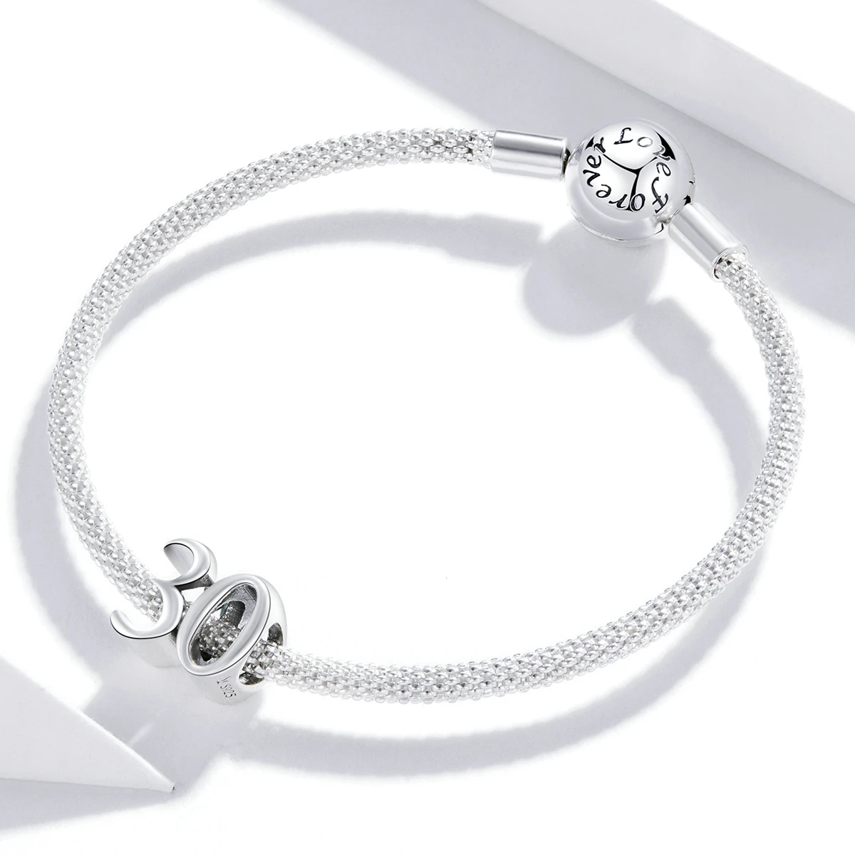 S925 Sterling Silver Bracelet Charms Beads With Bracelet Wostu Diy Pendant Wostu 