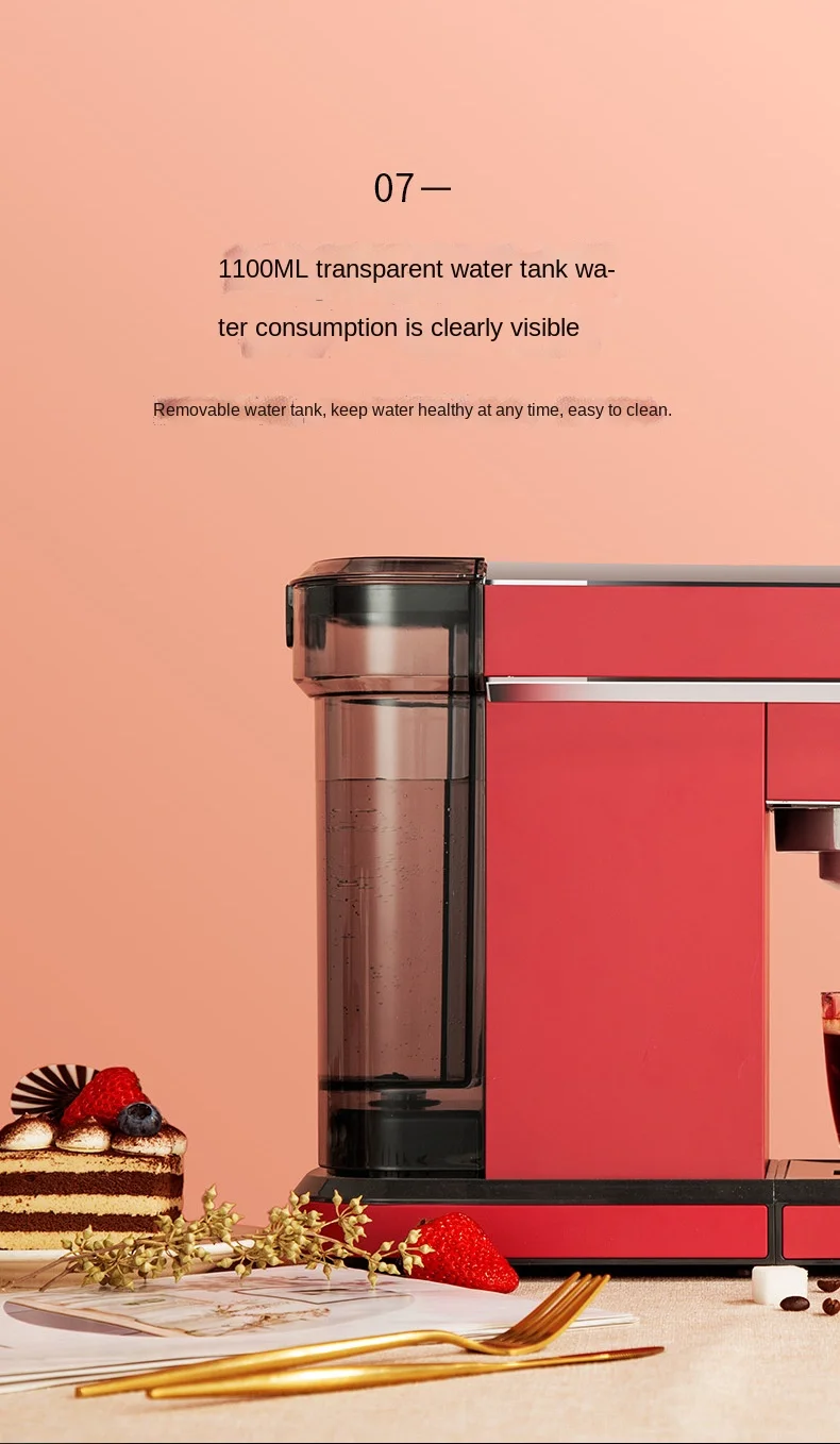 New Italian Coffee Machine Household Semi Automatic Latte art steam coffee machine milk frother