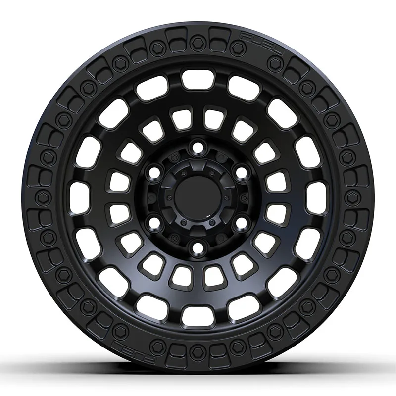16 17 18 19 20 21 4x4 6x139.7 Car Rims Concave Design Custom Color 0ff-road Beadlock Wheels for Y60 Y61 Ford Jeep JK H2 details