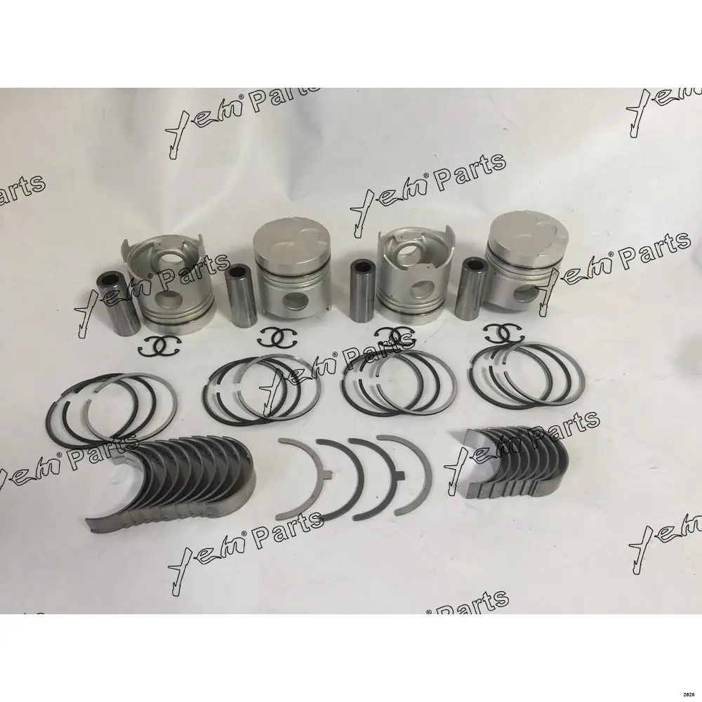 Cylinder Piston For Isuzu 4BA1 Harvester Spare Parts