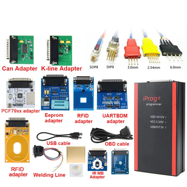 2024 Best Quality PROG Pro V89 Full Version ECU Key Programmer IPOG+ EEPROM IMMO Car Radio Airbag Reset Dashboard Code Reader