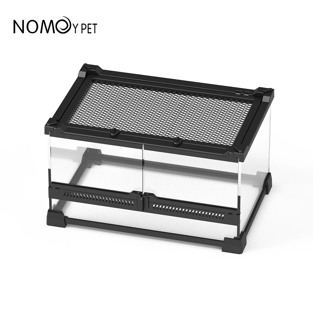 NOMOY PET Double Hinge Door Terrarium - Eco-Friendly Reptile Tank