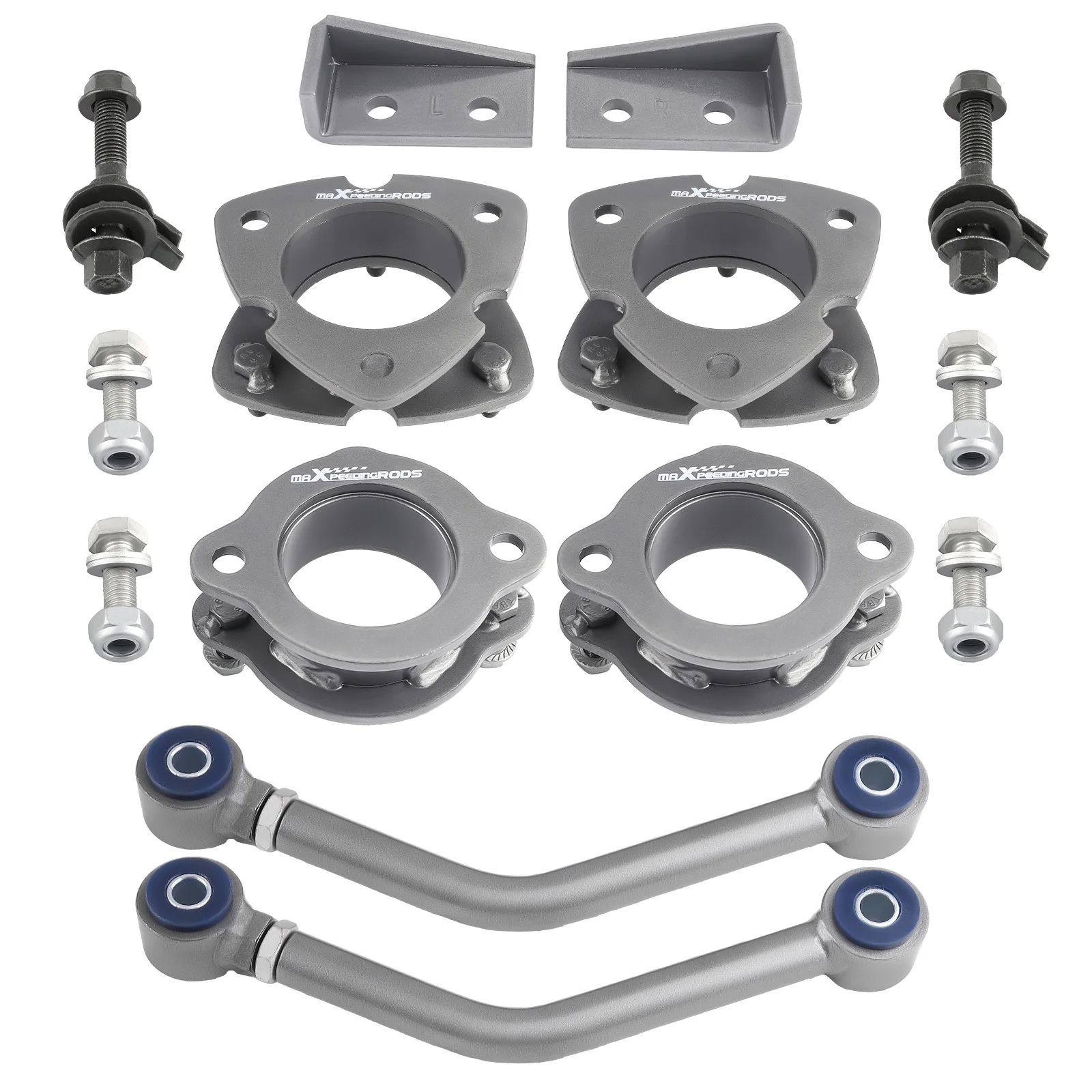 MaXpeedingrods 2" Front 2" Rear Leveling Lift Kit & Spacers for Jeep Patriot MK 2007-2017