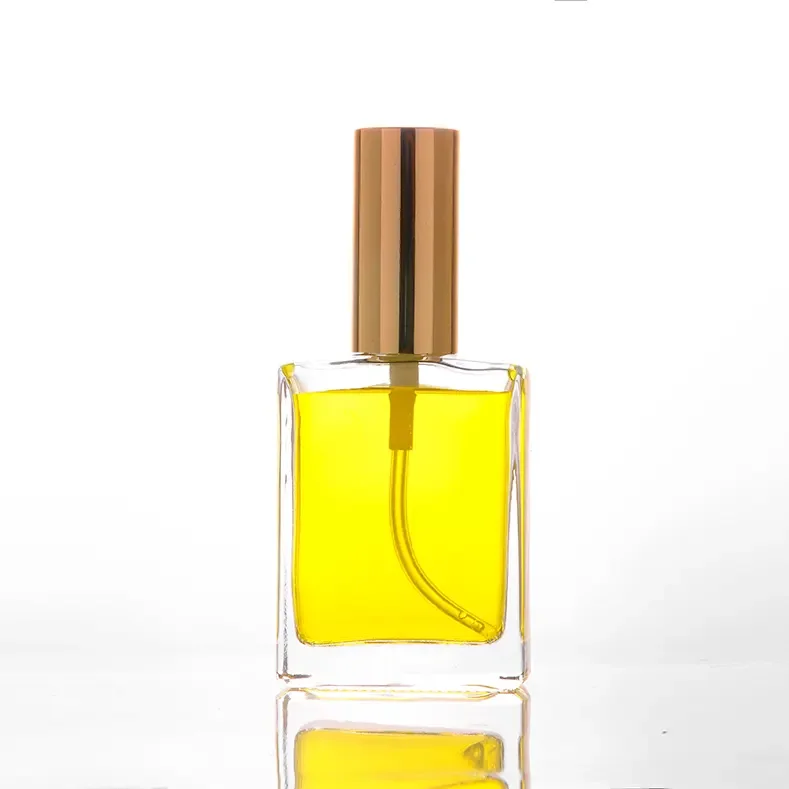 Empty Packaging 30ml 50ml 100ml 15ml  Black Transparent Fragrance Oil Glass Perfume Spray Bottle Glass Spray Bottles