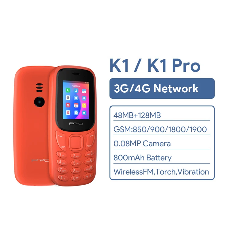 Oem 4g Network Keypad Mobile Phone Basic Button Simple bar Feature Keypad 4g Mobile Phone