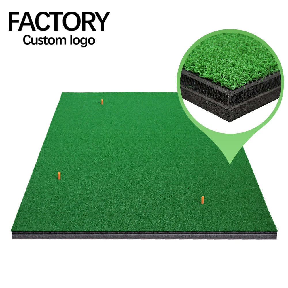 DJD001 3D Golf Practice Driving Range Mat Tee-up Golf Hitting Mat Essential Training Aids for Golfers