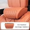 Appui-tête idéal orange 1 pièce