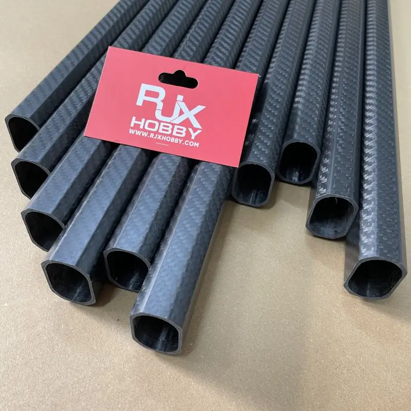 RJXHobby CFRP 25x3 8x 1000mm 3k光沢マット八角形カーボン六角