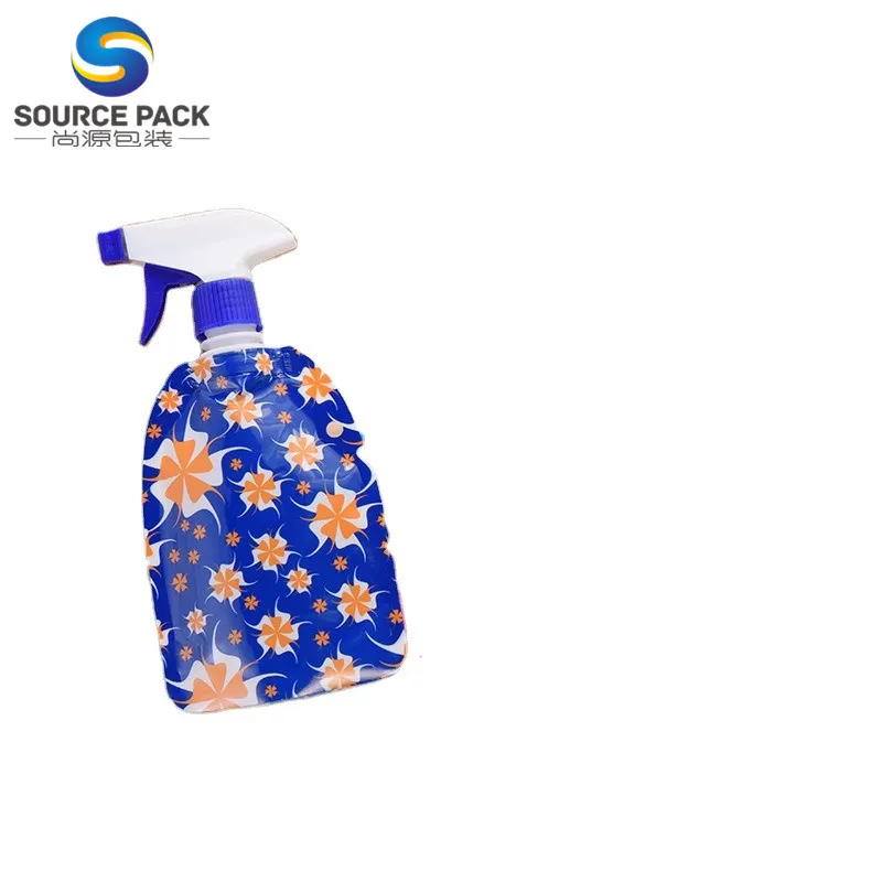 Stand up Doypack Spout Pouch Trigger Sprayer for Gardening Water Spray