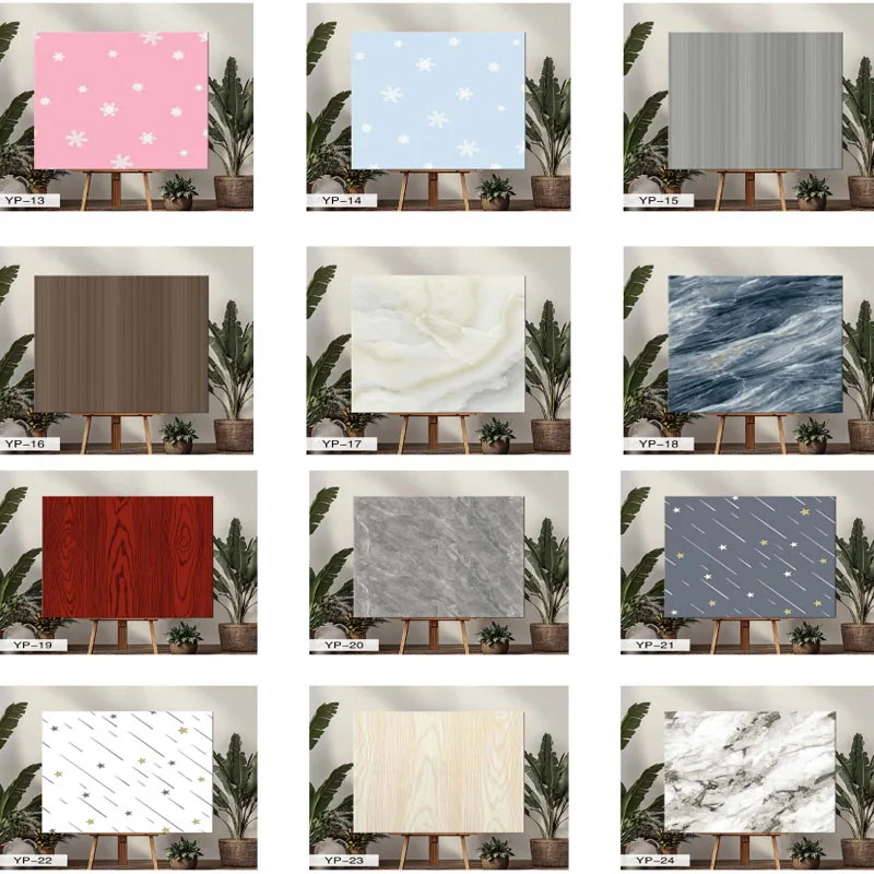 Peel and Stick Texture Soft Self-adhesive Pe Foam Wall Panel 3d Marble Pattern Mural Wallpaper