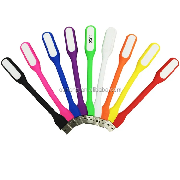 Индивидуальный многоцветный гибкий портативный зарядный мини Usb светодиодный светильник для портативного зарядного устройства компьютера Usb-светильник чтения ночной