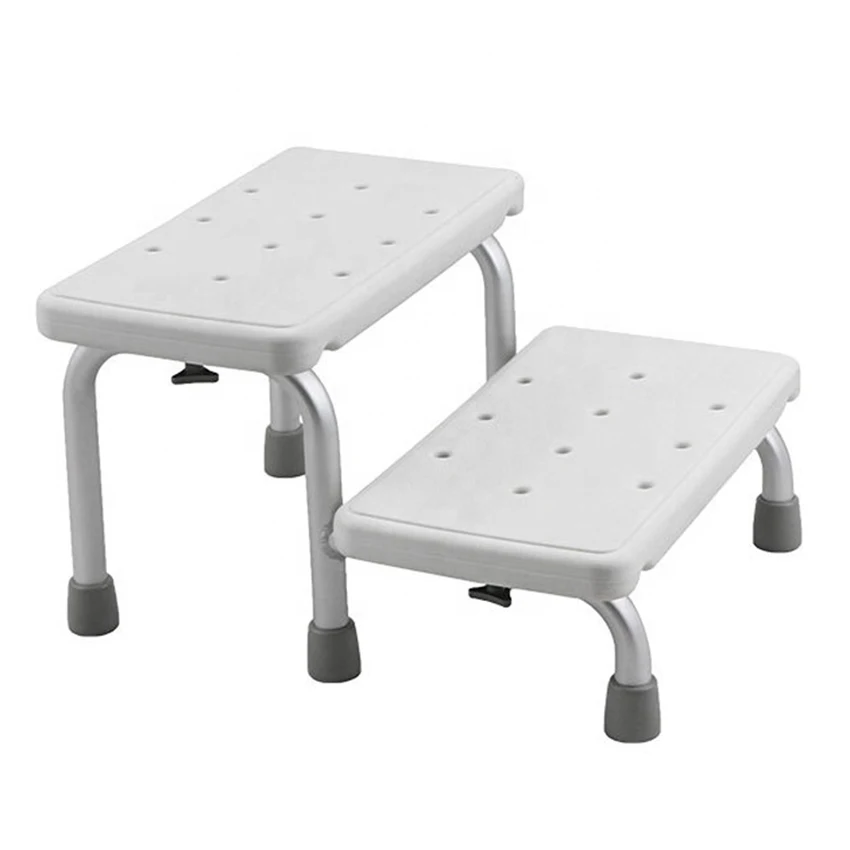 High Quality Single Double Layer Stainless Steel Portable Patient Surgical Medical Hospital Foot Step Stair Stool