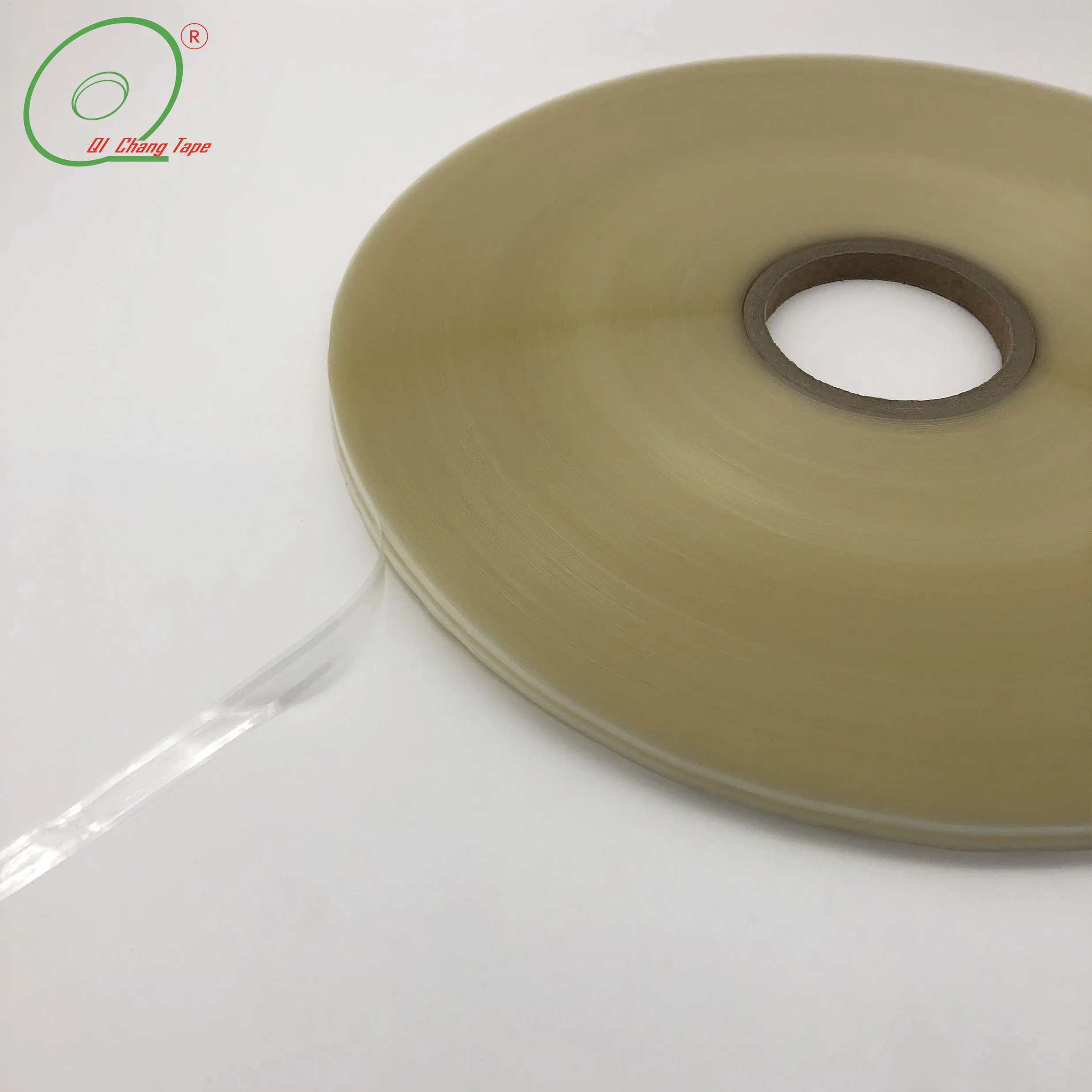 MSDS Verified Custom PE Film Resealable Bag Sealing Tape Stick on OPP Garment Packaging Neck
