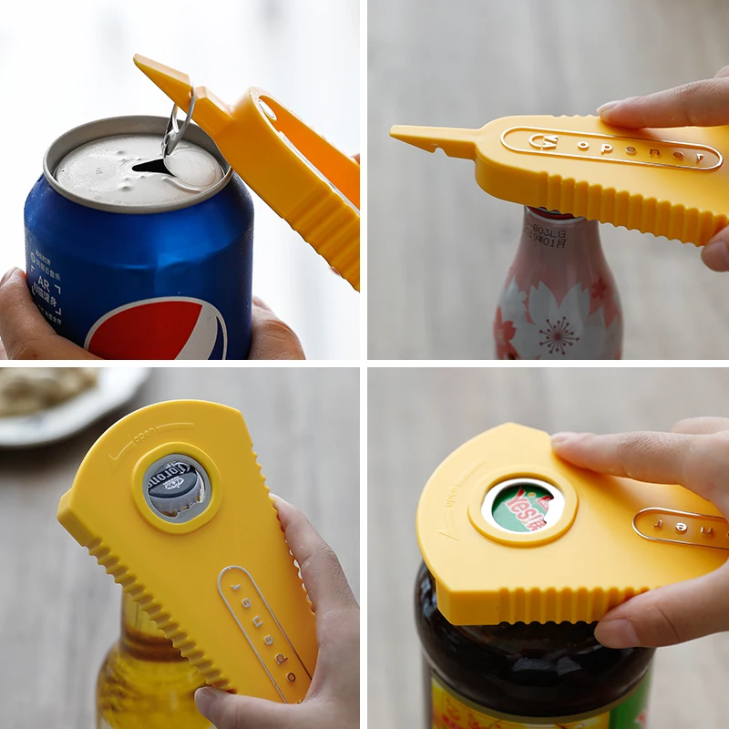 SHIMOYAMA Kitchen Outdoor Bar Multi Function Accessories Tool Beer Cola Beverage Can Opener Bottle Opener