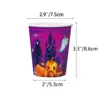 Gobelet en papier violet-10pcs